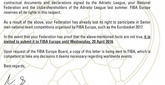FIBA suspendovala i BiH! Srbija bez EP-a, a možda i OI?!