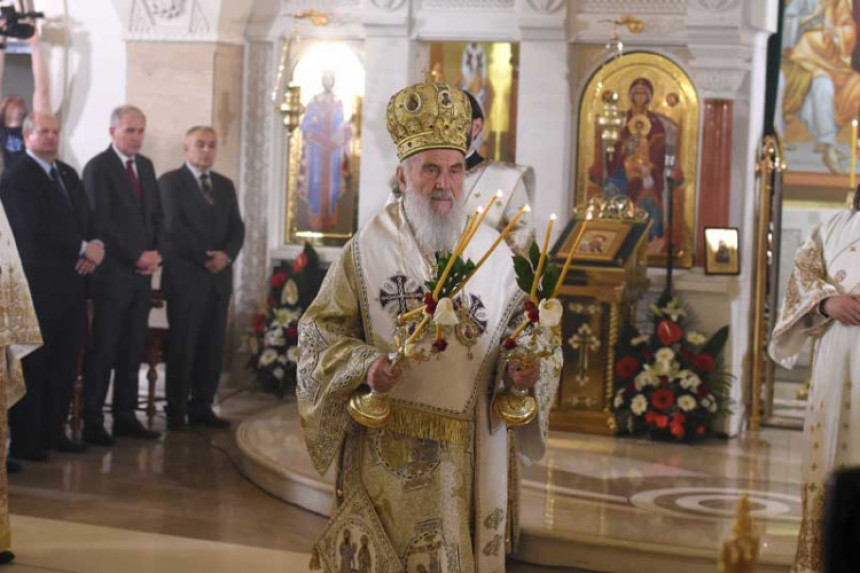 Patrijarh Irinej služio liturgiju