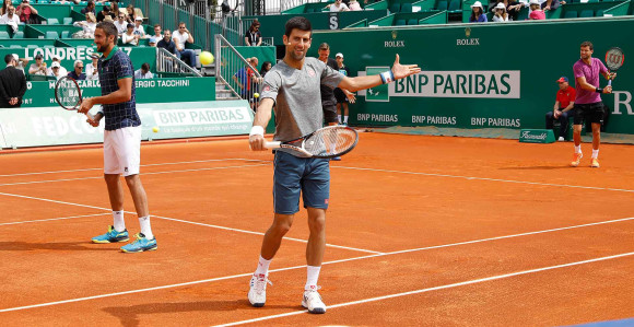 Video: Ma, s kim to Đoković brusi formu za Monte Karlo?!