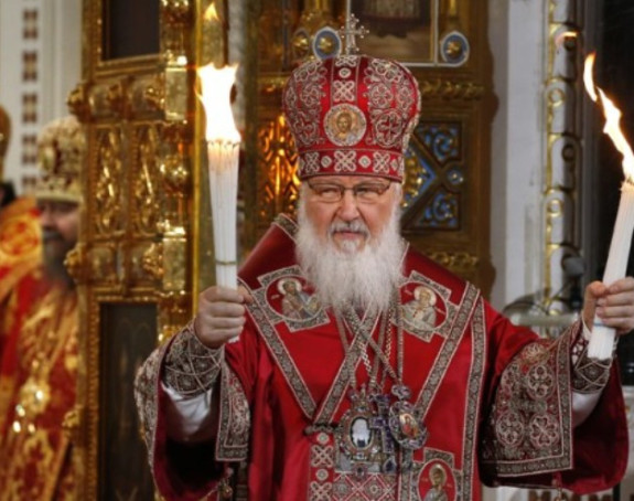 Putin i Medvedev na liturgiji