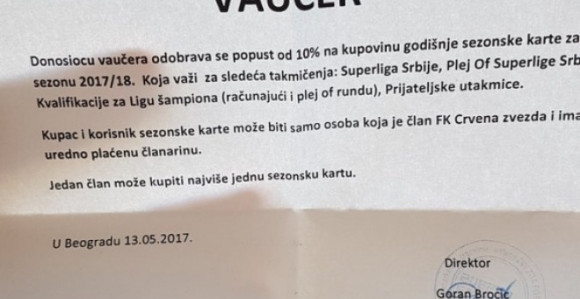 Zvezda je šampion - već dijeli vaučere za LŠ?! 