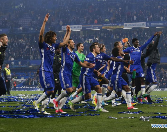 PL: Čelsi goleadom proslavio titulu na Stamford bridžu!