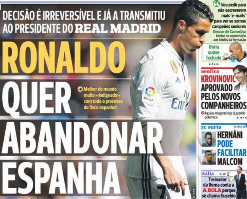 Ronaldo saopštio Peresu da napušta Real?!