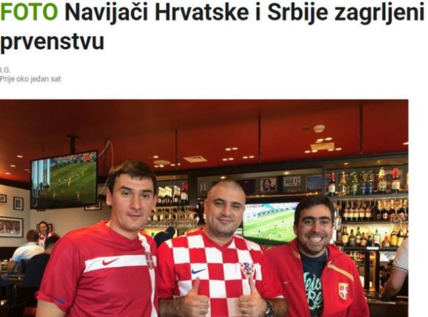 Bratstvo i jedinstvo: Srbi i Hrvati zagrljeni u Moskvi!