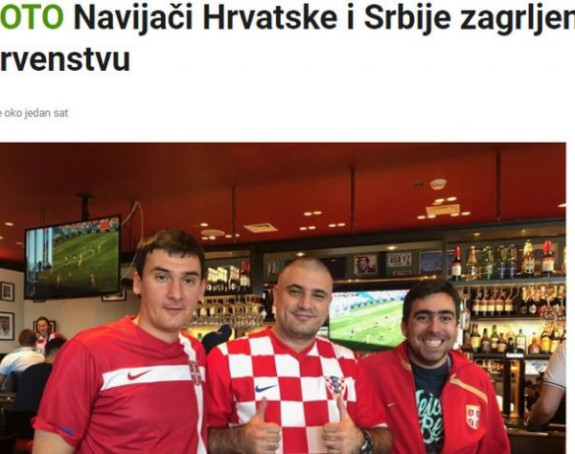 Bratstvo i jedinstvo: Srbi i Hrvati zagrljeni u Moskvi!