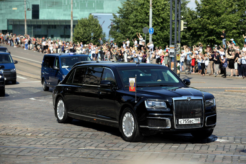 Automobil Putina izazvao pažnju