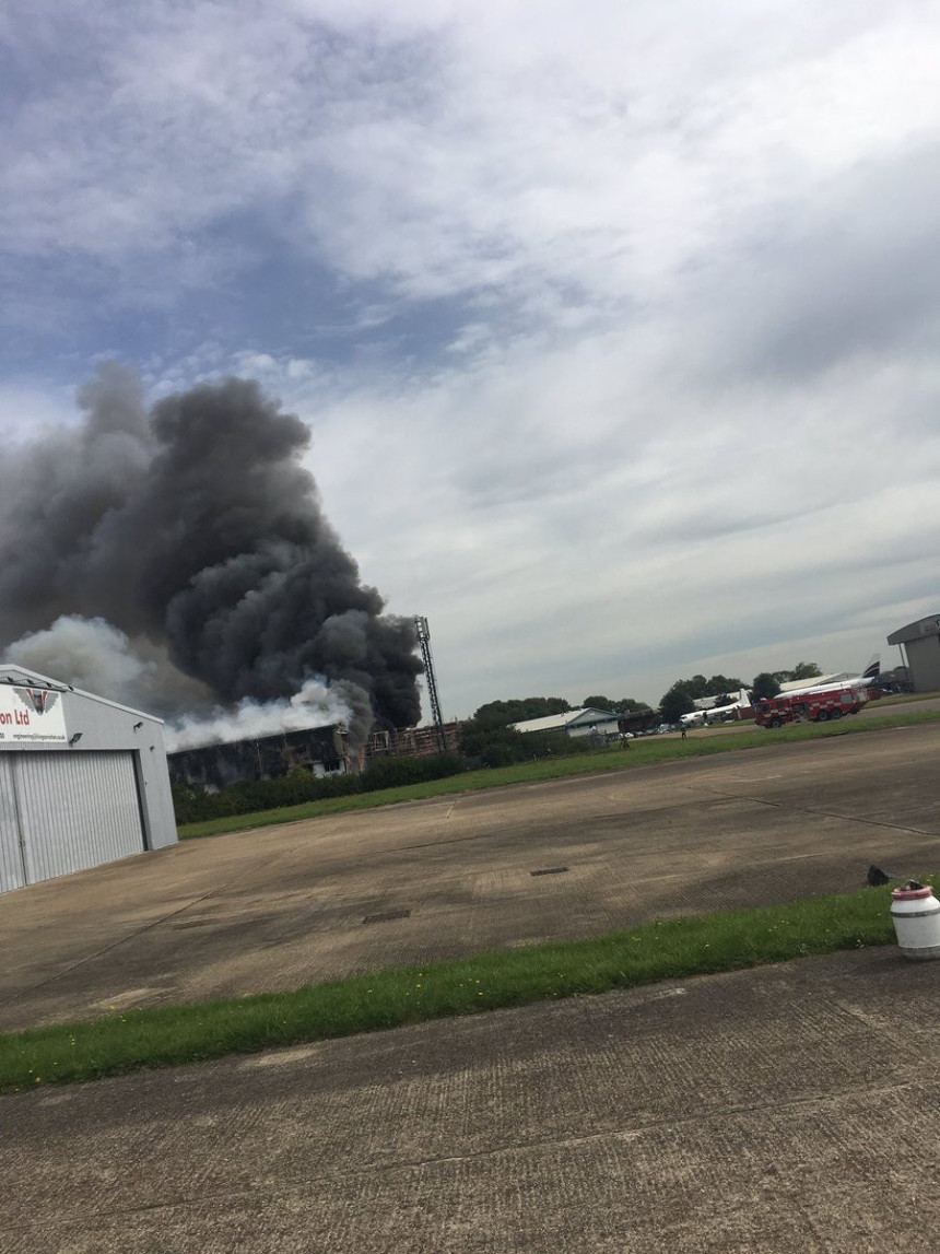 Jaka eksplozija blizu aerodroma