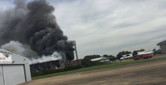 Jaka eksplozija blizu aerodroma