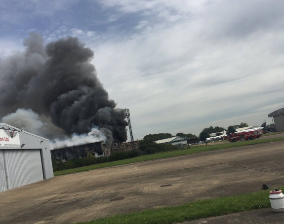 Jaka eksplozija blizu aerodroma