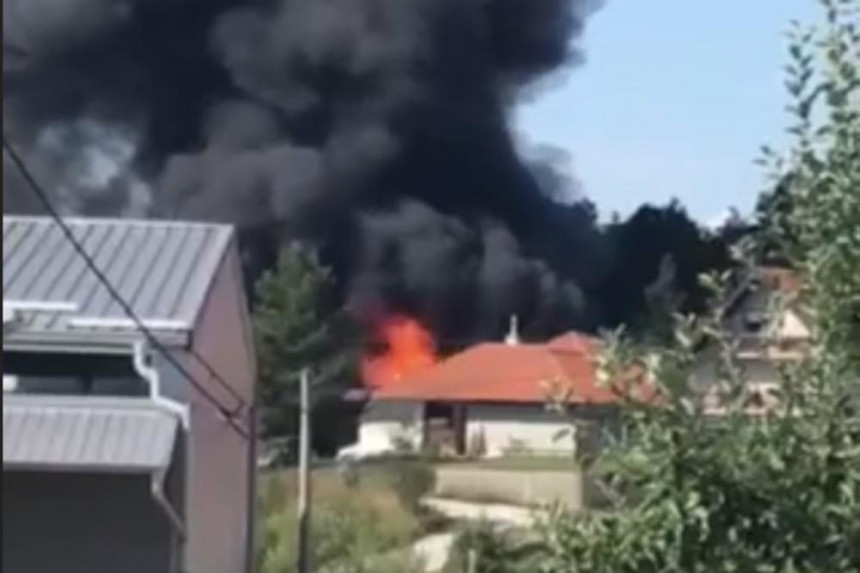Гори фабрика код Ужица: Биле су двије експлозије