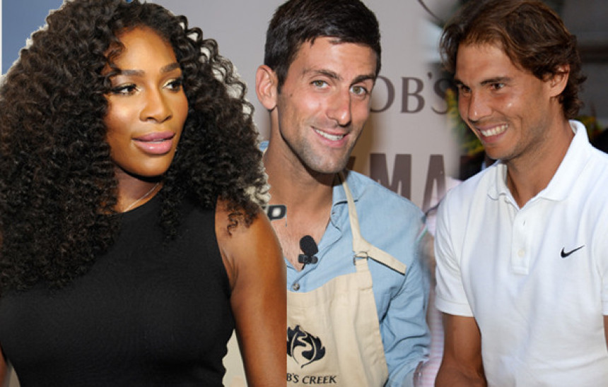 Humanitarna večera: Novak, Rafa, Serena...
