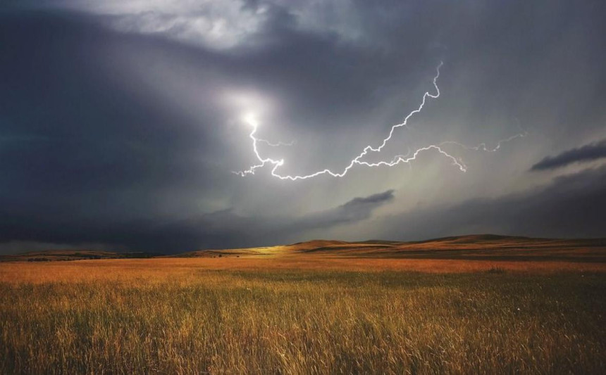 Žuti meteoalarm zbog zbog grmljavine u BiH