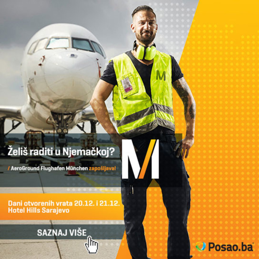 Dođite na intervju i zaposlite se na aerodromu Minhen