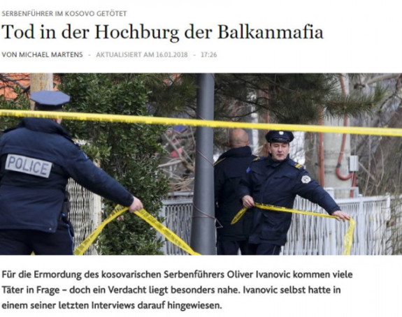 "Smrt u bastionu balkanske mafije"