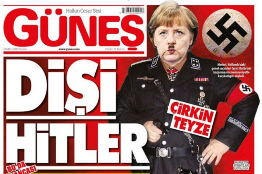 Mediji u Turskoj: Merkel kao Hitler