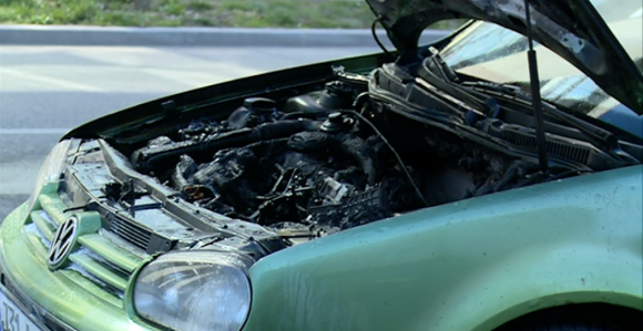 Bijeljina: Zapalio se automobil