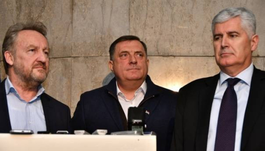 FORMIRANJE VLASTI: Danas ključni sastanak Dodika, Čovića i Izetbegovića