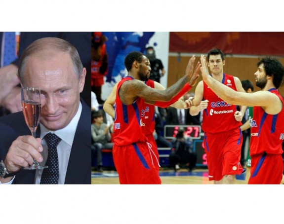 Putinov telegram CSKA: Bravo, šampioni!