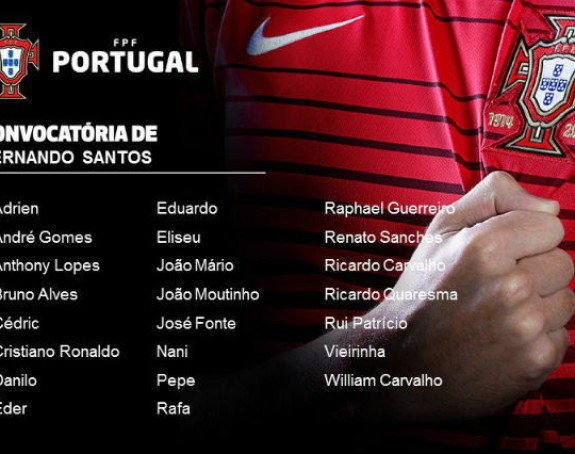 Portugalci otkrili tim za EURO: Ronaldo i jedan napadač!