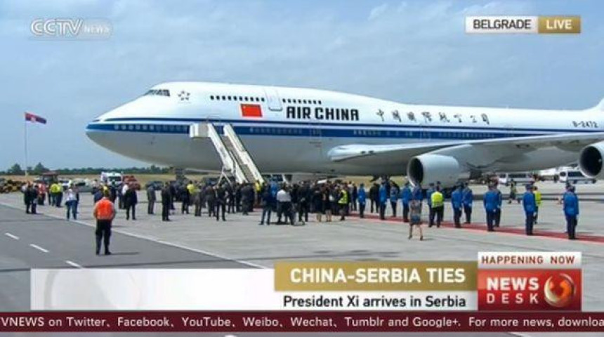 Кинеска ТВ: Си Ђинпинг стигао у Југославију