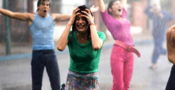 Oblačno vrijeme uz slabu kišu