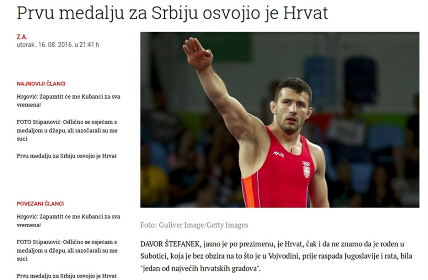 Kompleks ili kako ovo nazvati?! Index.hr: "Hrvat" Davor iz "hrvatske" Subotice!