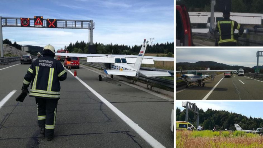 Изненадио возаче: На пут слетио спортски авион