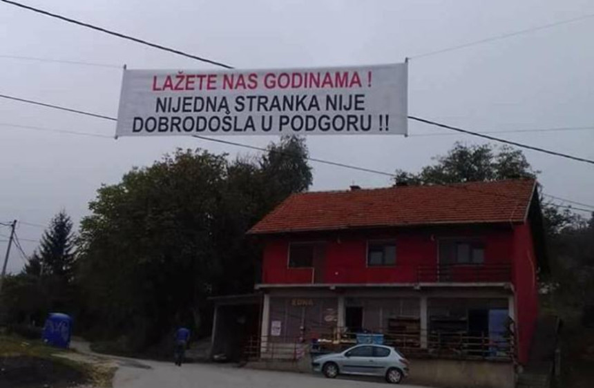 Poruka mještana: Niste dobrodošli