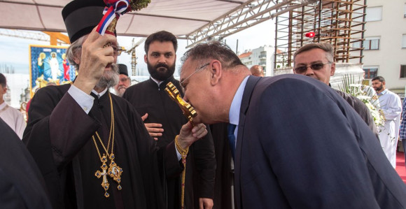 Osveštan temelj hrama u Banjaluci