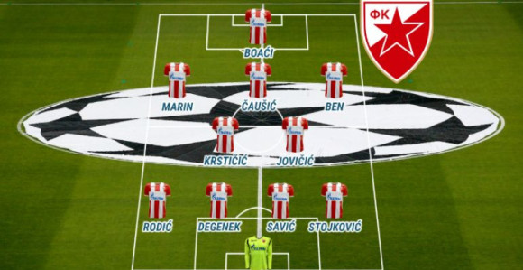 LŠ: Zvezda - tim za Napoli...