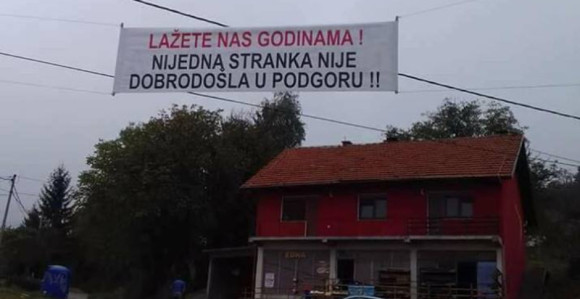 Poruka mještana: Niste dobrodošli