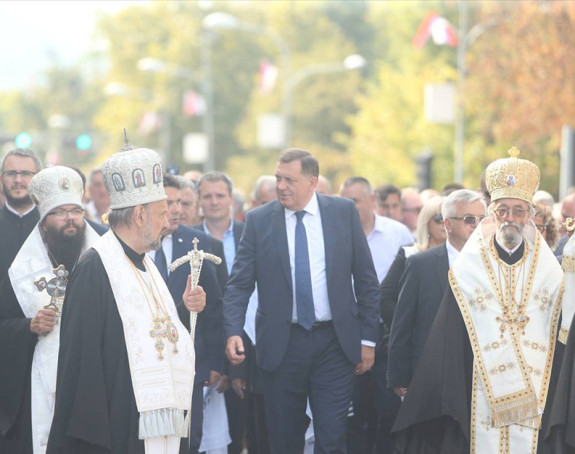 Освештан темељ храма у Бањалуци