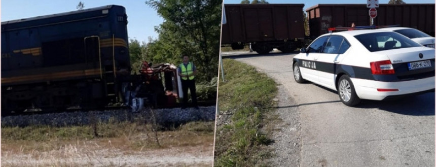 Voz udario u traktor, jedna osoba povrijeđena