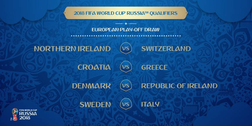 SP - baraž: Hrvati sa Grčkom, derbi Švedske i Italije!