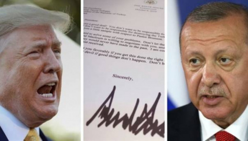 Ердоган бацио писмо Трампа у канту за смеће