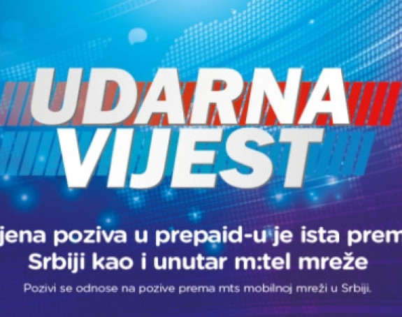 Cijena poziva prema Srbiji kao unutar BiH