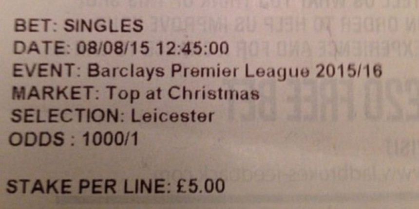 Предвидео Лестерову чудесну сезону, још бод га дели од богатства!