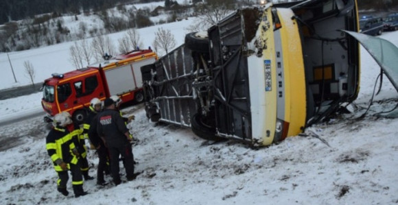 Austrija: Prevrnuo se autobus iz Srbije 