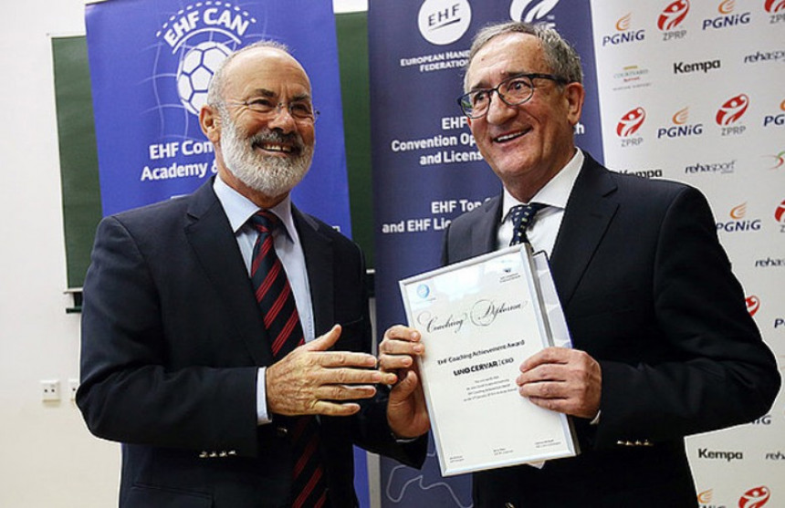 Červaru priznanje EHF-a za najveća dostignuća!