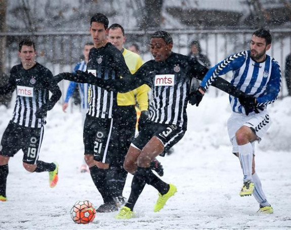 Prijateljska: Partizan efikasan po snijegu!