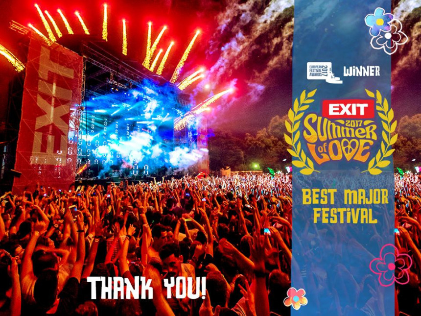 EXIT najbolji evropski festival!