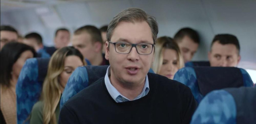 Vučić spasava avion