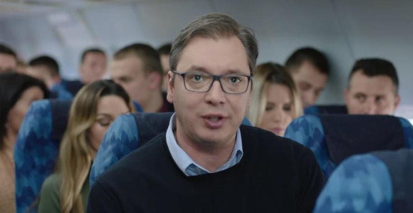 Vučić spasava avion