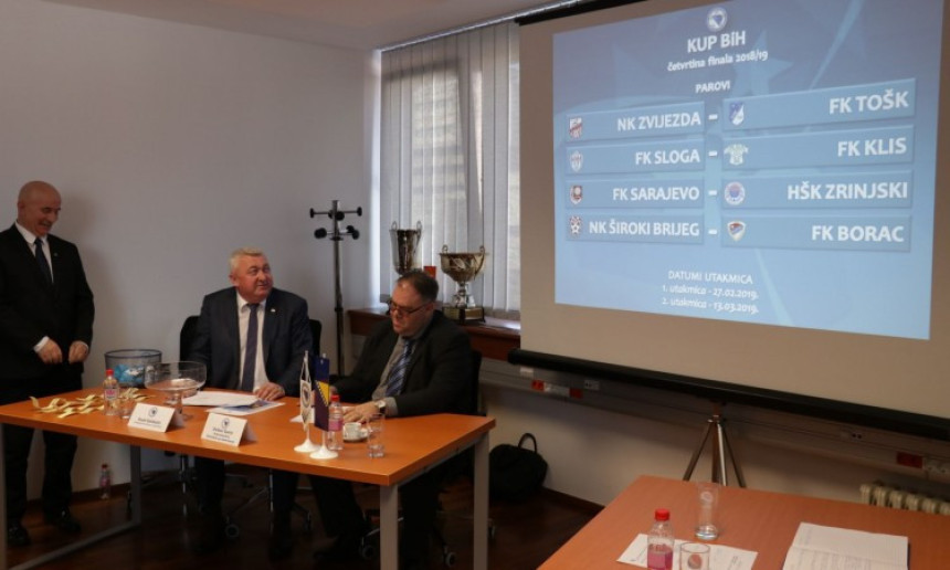 Žrijeb - Kup BiH: Borac protiv Širokog Brijega!