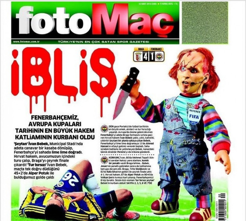Турски врисак на хрватског судију Бебека: Убицо! Демону!