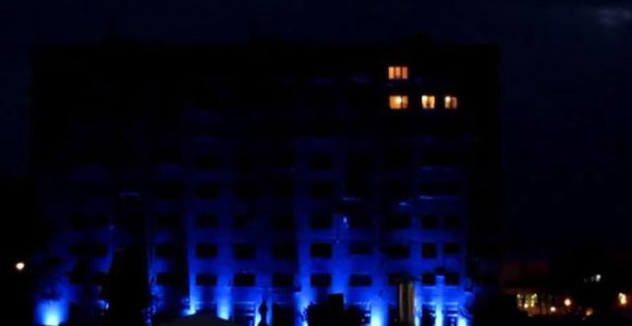 Stanovnici zgrade igrali tetris pomoću svjetala