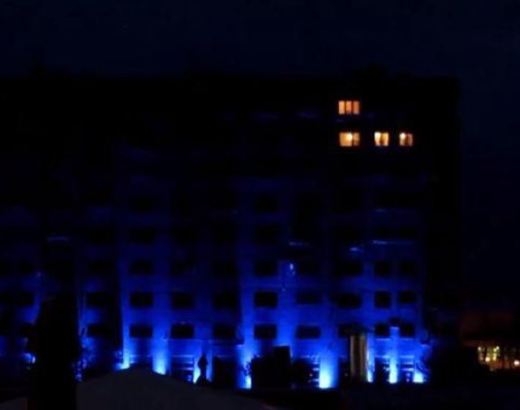 Stanovnici zgrade igrali tetris pomoću svjetala