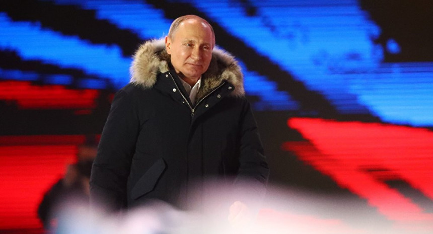 Putin sa čela Rusije: Hvala vam, sačuvajmo jedinstvo! 