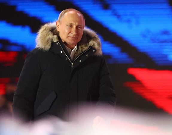 Putin sa čela Rusije: Hvala vam, sačuvajmo jedinstvo! 