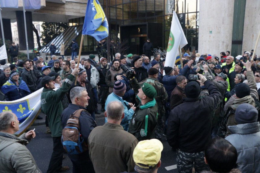 I danas protest bivših boraca